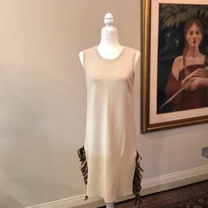 Creamy color Dress .